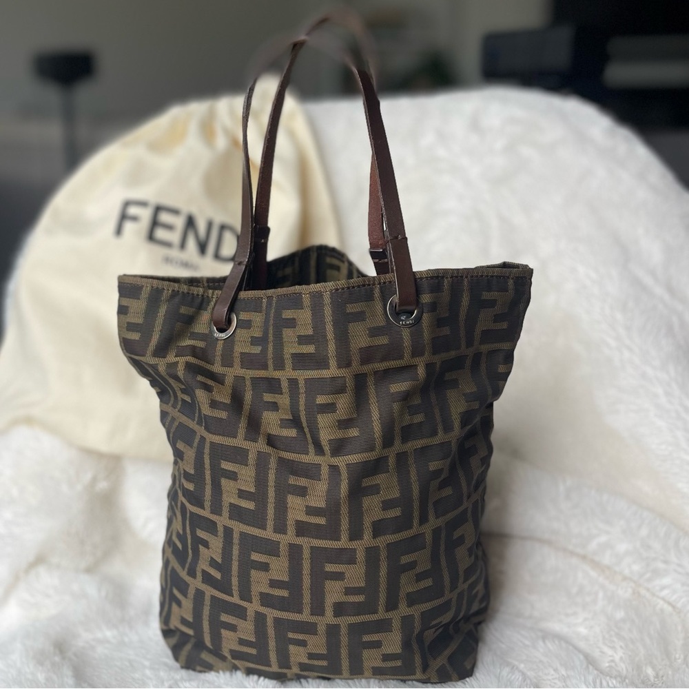 100% Authentic Pre-loved Fendi Zucca Tote